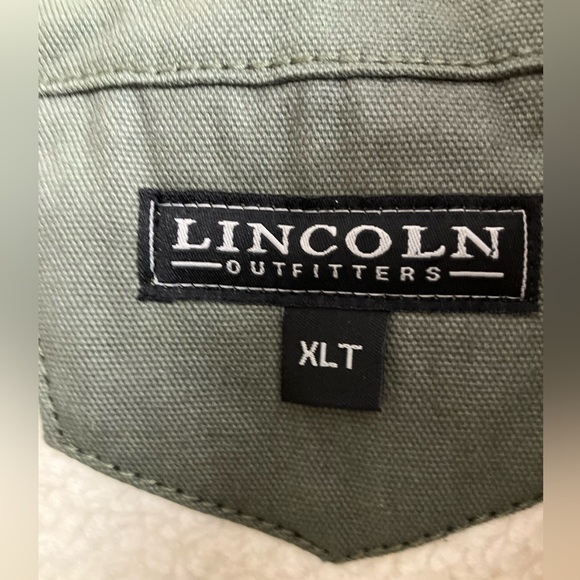 Men’s Hooded Work Coat/Jacket, Heavy Duty, XLT, Green, Lincoln Outfitters, NWT - Picture 8 of 13